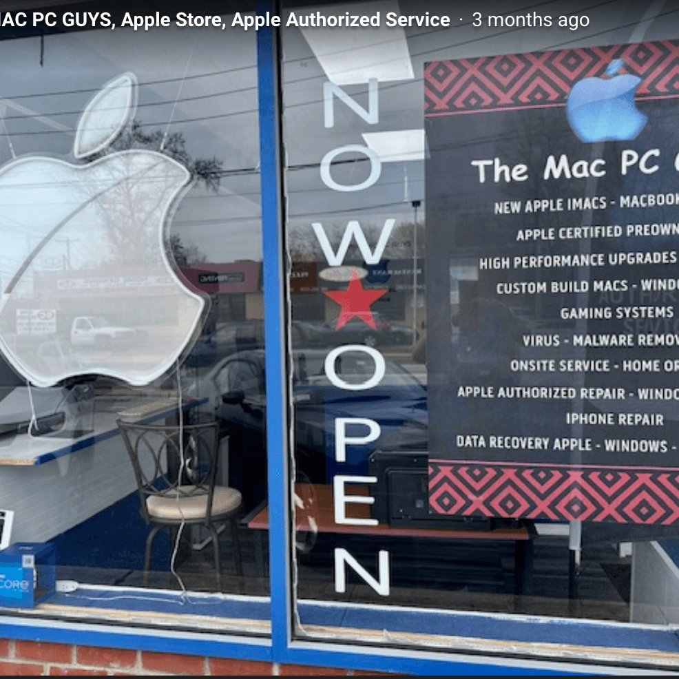 The Mac PC Guys, Apple Store, Apple Authorized Service