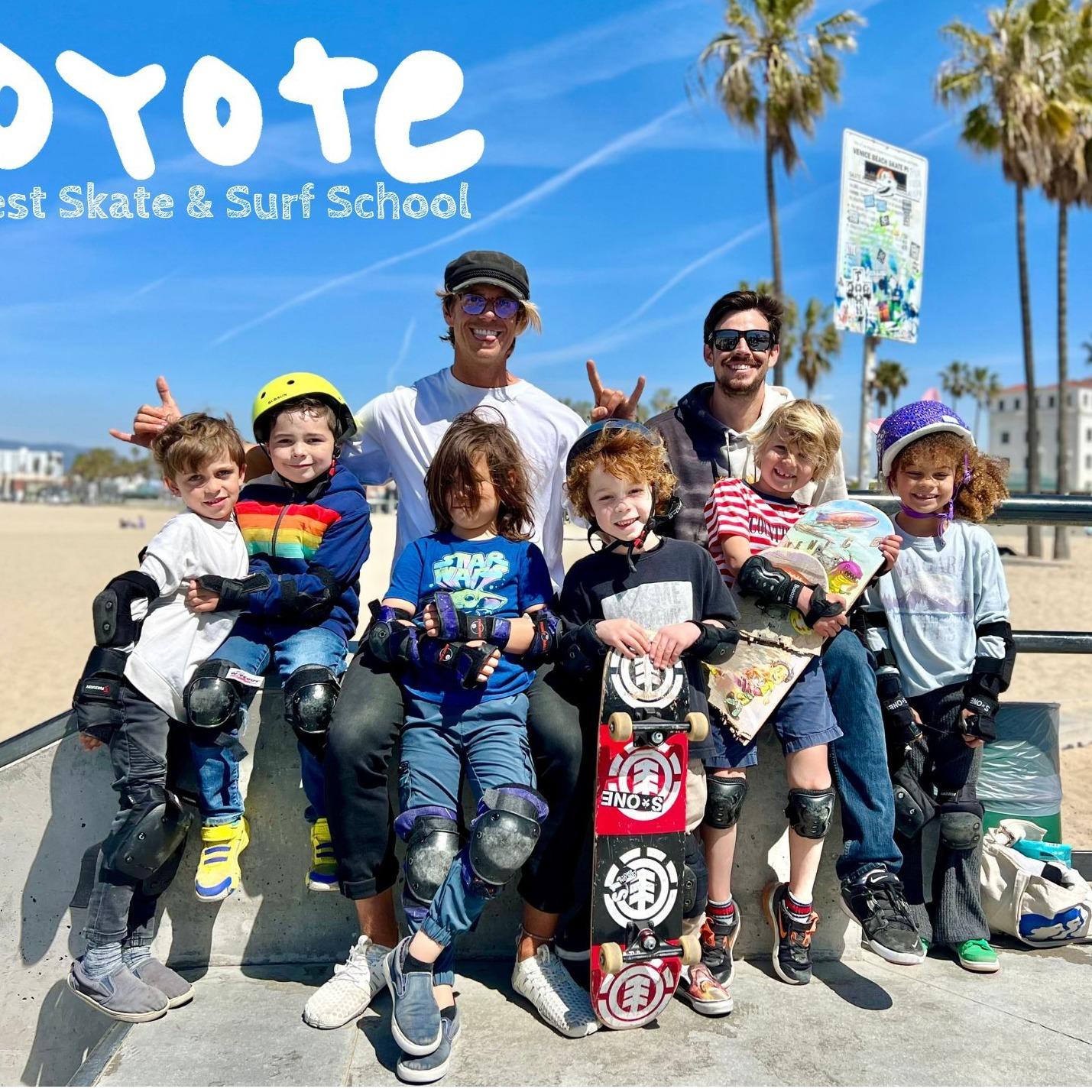 Coyote Surf Lessons |  Skateboard Lessons | Los Angeles | Santa Monica | Venice Beach