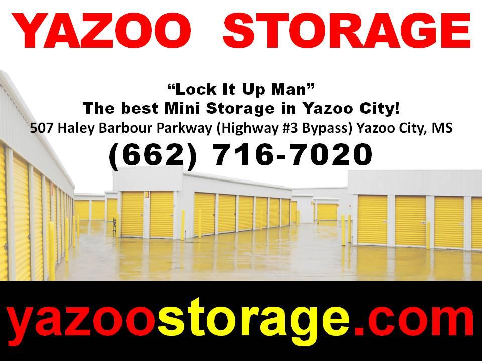 RENT ON-LINE at Yazoo Storage.