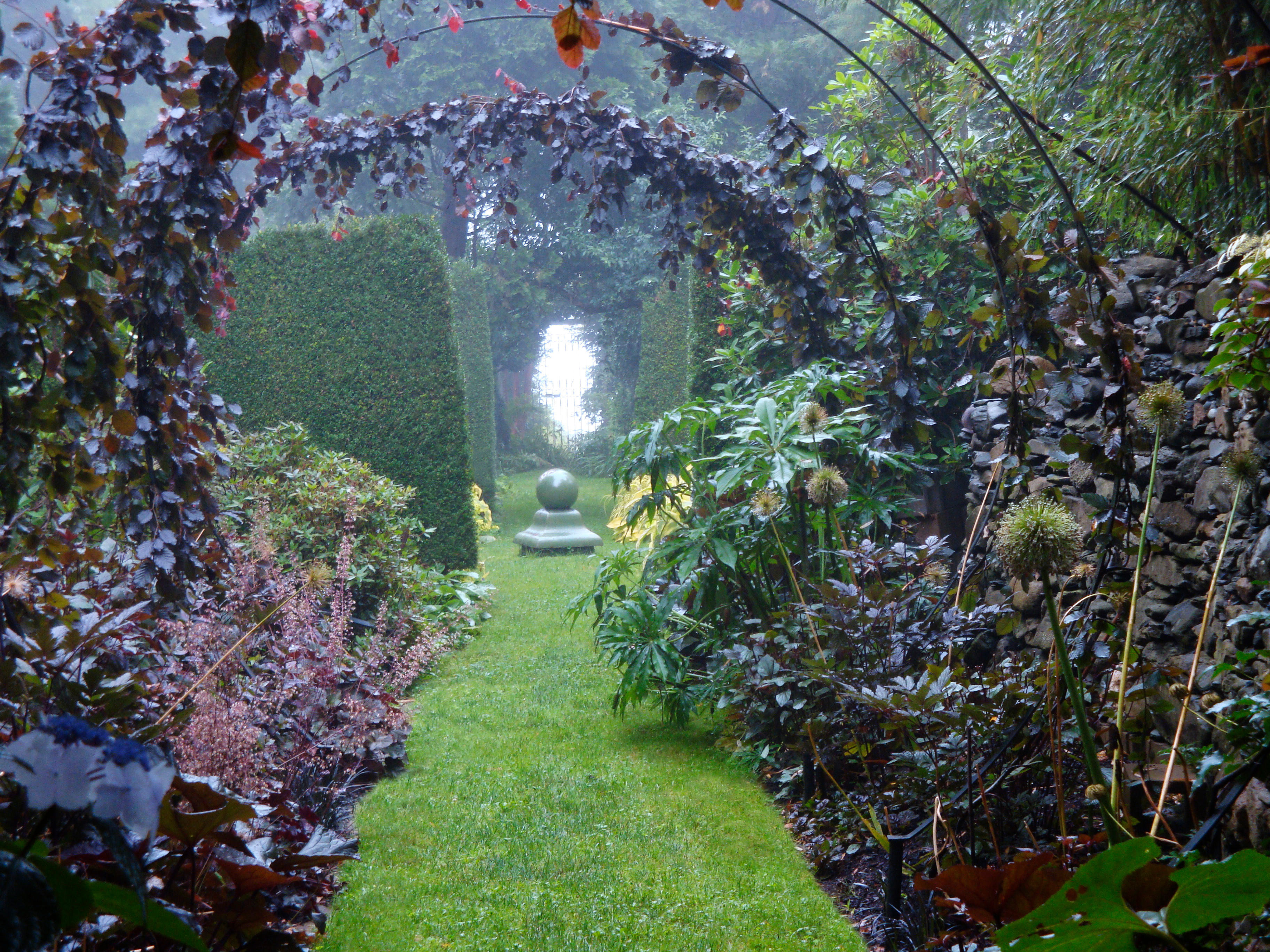 The Black Border at Sakonnet Garden