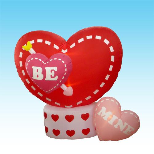 Inflatable Valentine's Day Hearts