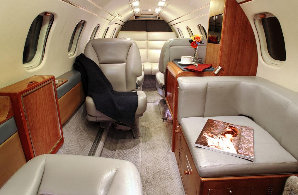 Learjet 35A Interior