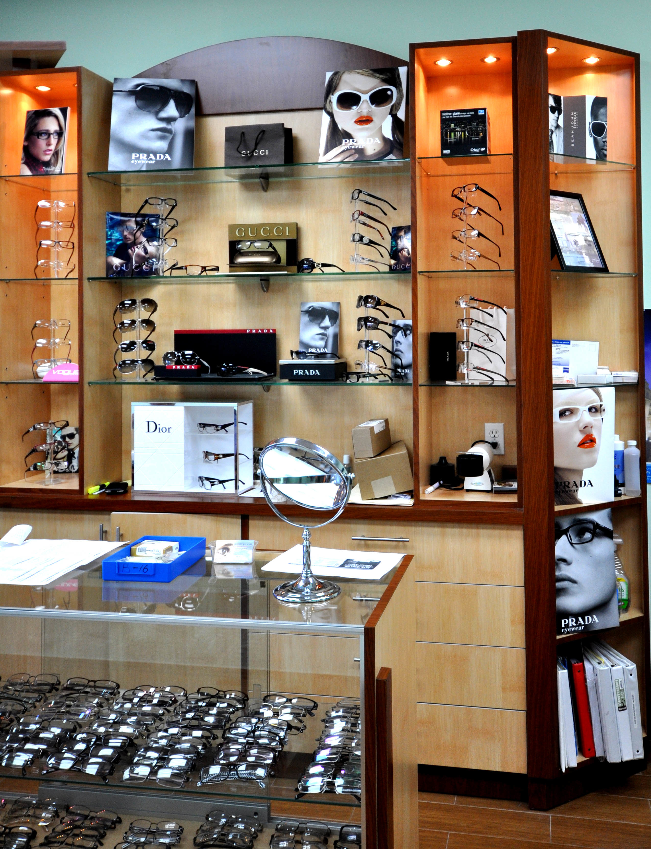 Glasses store