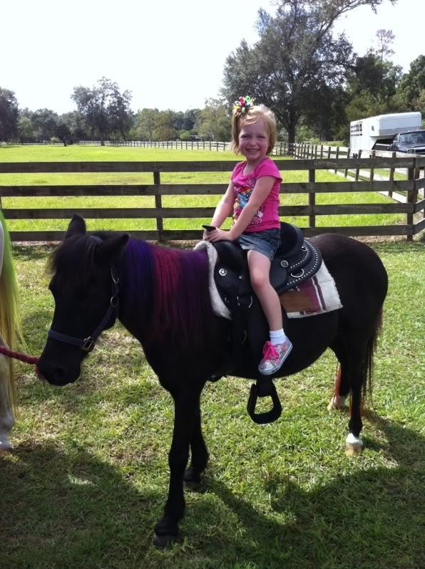 Pony ride birthday party!