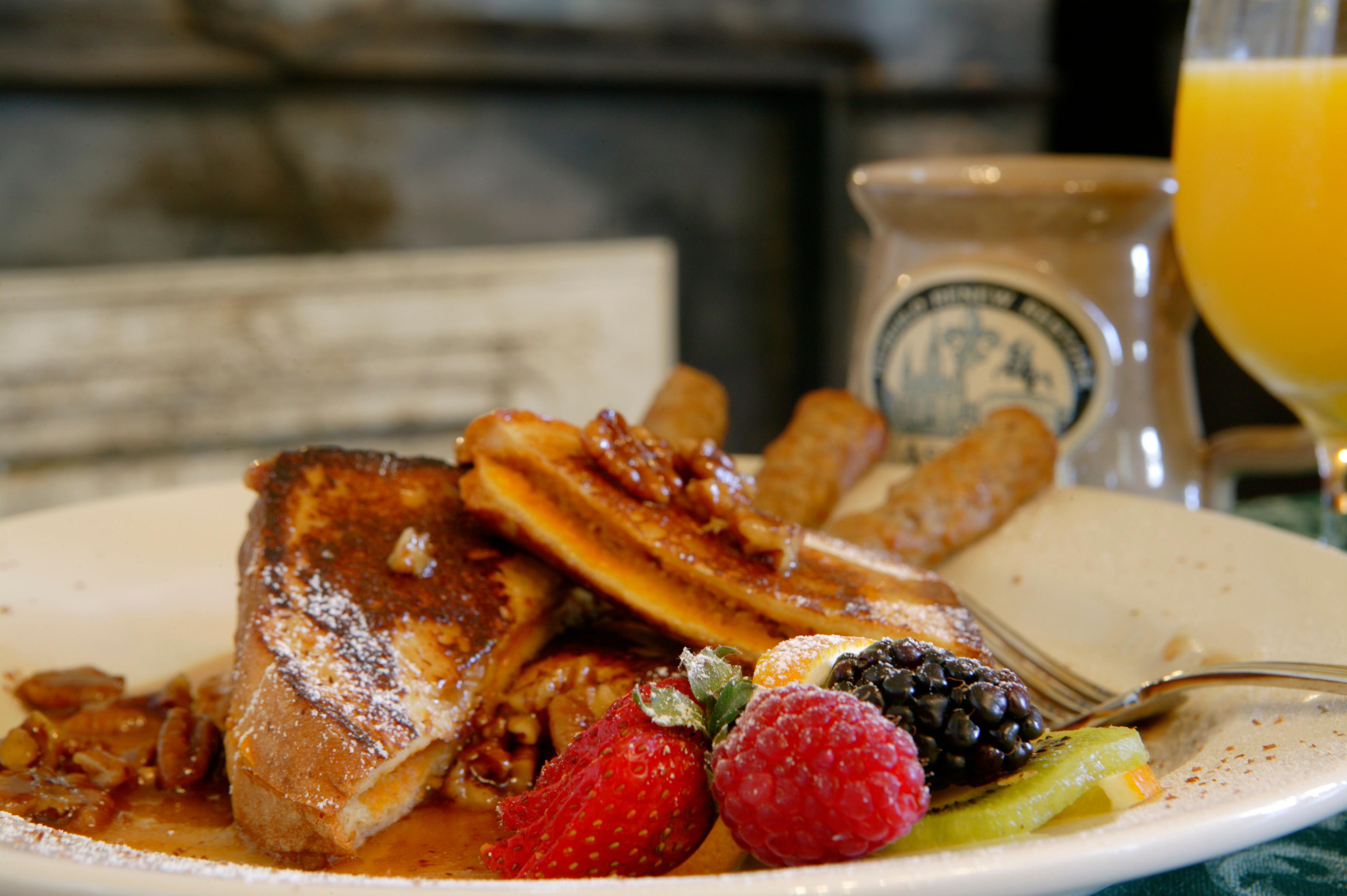 Sweet Potato French Toast Breakfast, with Pecan Honey-Butter