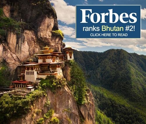 Bhutan is ranked number 2 in Forbes Bucket Trips for 2013