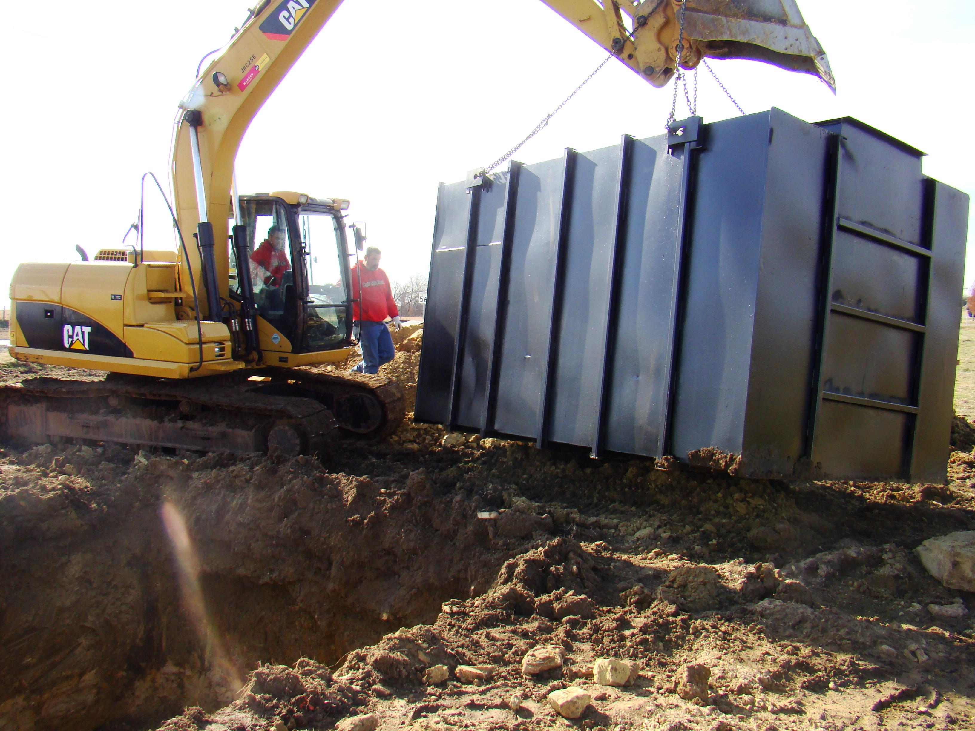 Customized storm shelter for Okemah Oklahoma