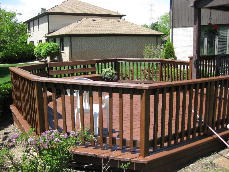 Deck - power wash and staining