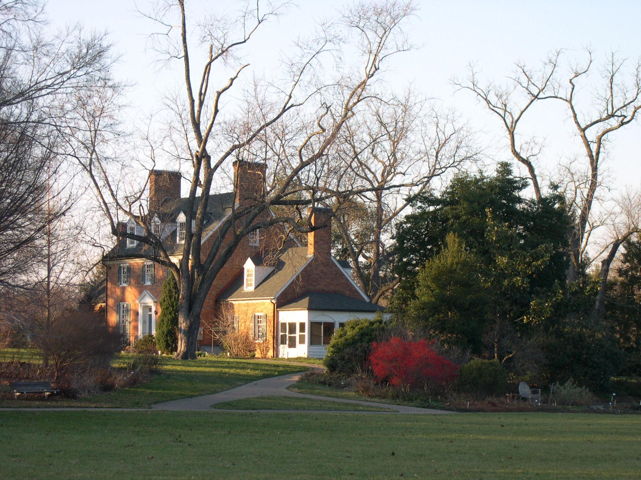 A 1784 Historic House anchors the garden