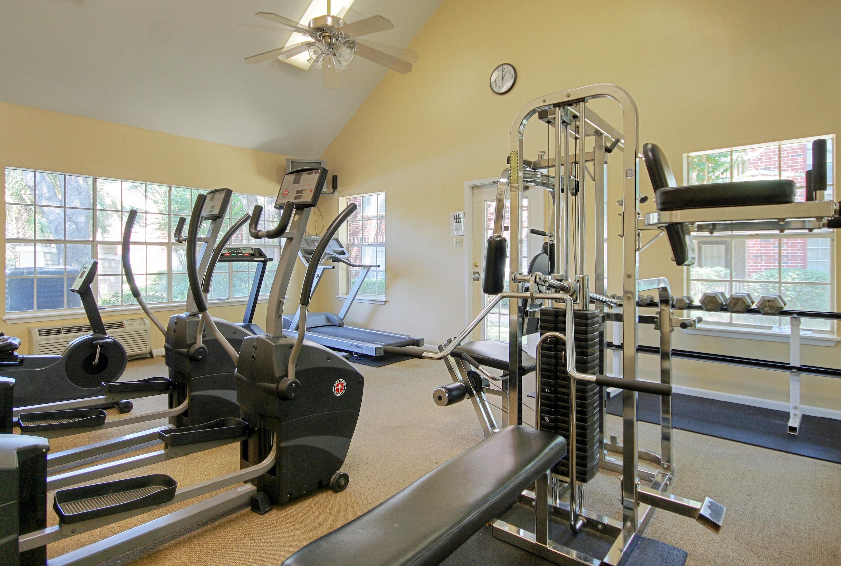 Yes, we have a complete fitness center, too!