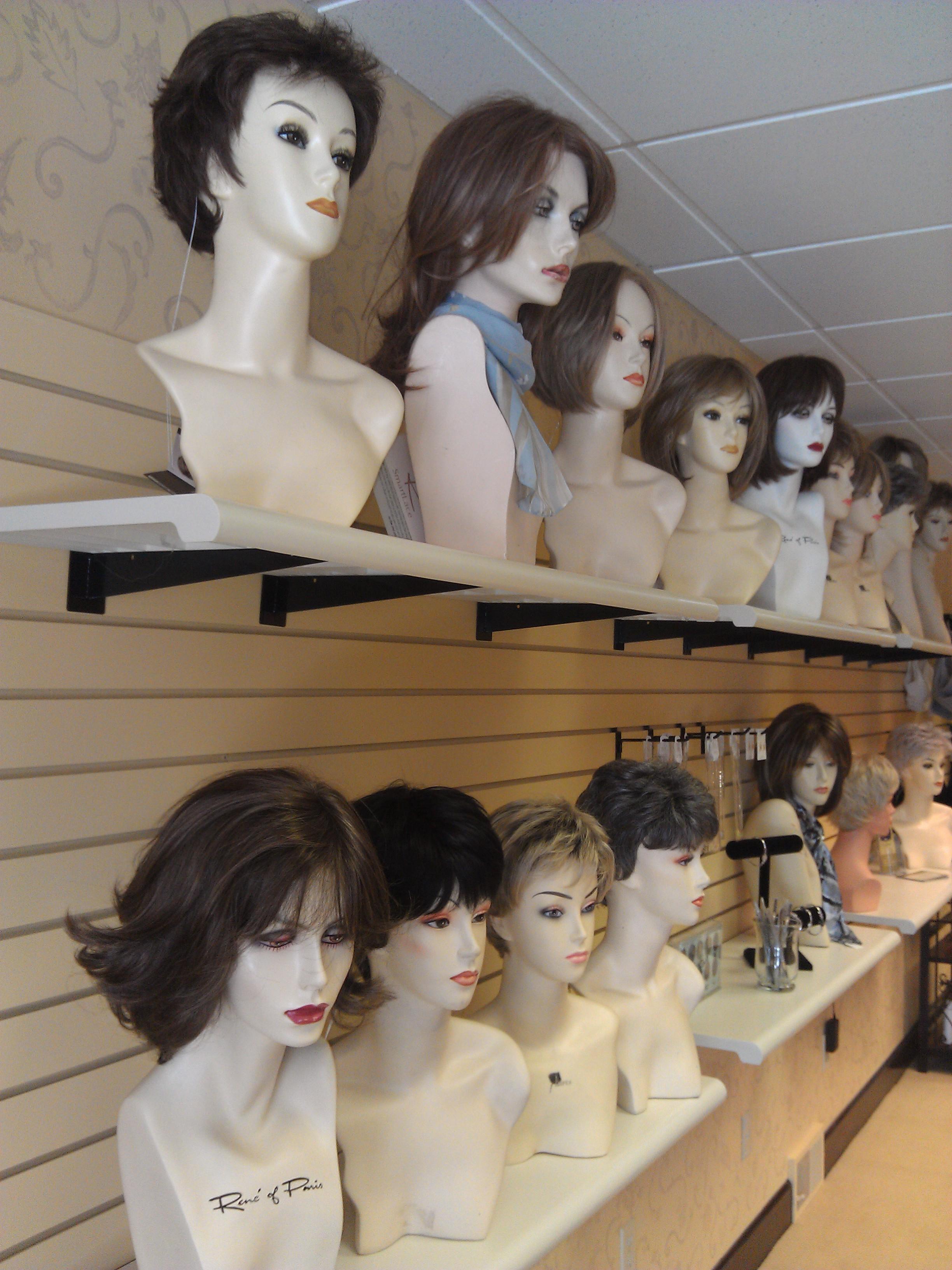 Wide selection of Human Hair & Synthetic wigs