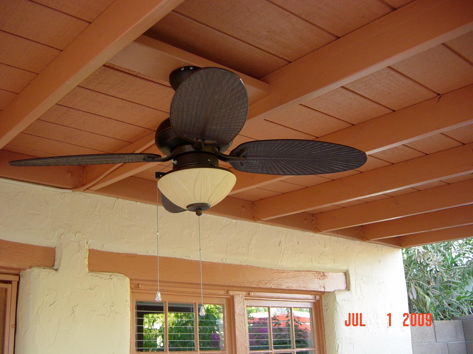 Ceiling fans and electrical