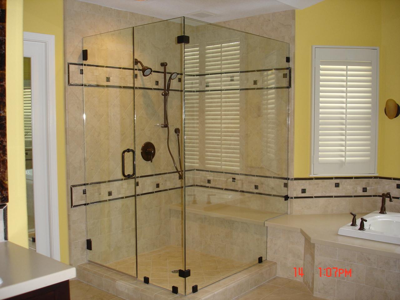 custom heavy glass showers