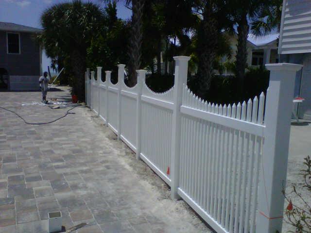 Scalloped Picket Fence