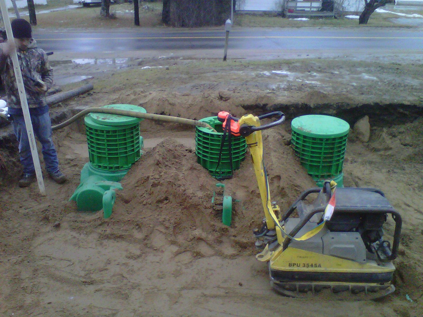 Installing a Norweco septic system