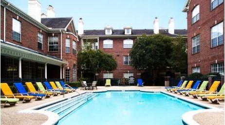 Pool area just outside clubhouse.