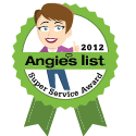 AngiesList Service Award 2012