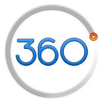 Logo of 360 Degrees, website design in Troy, MI