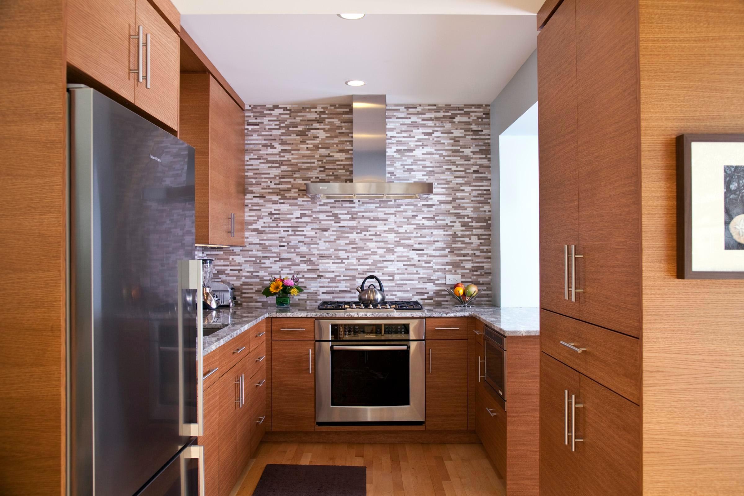 Small modern kitchen remodel in Minneapolis