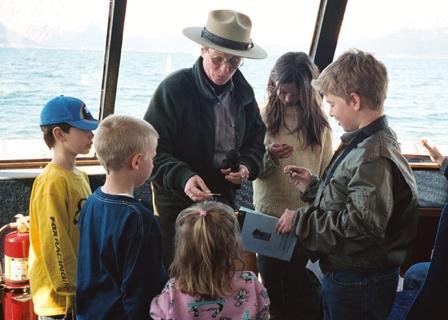 Tours are hosted by uniformed park rangers.