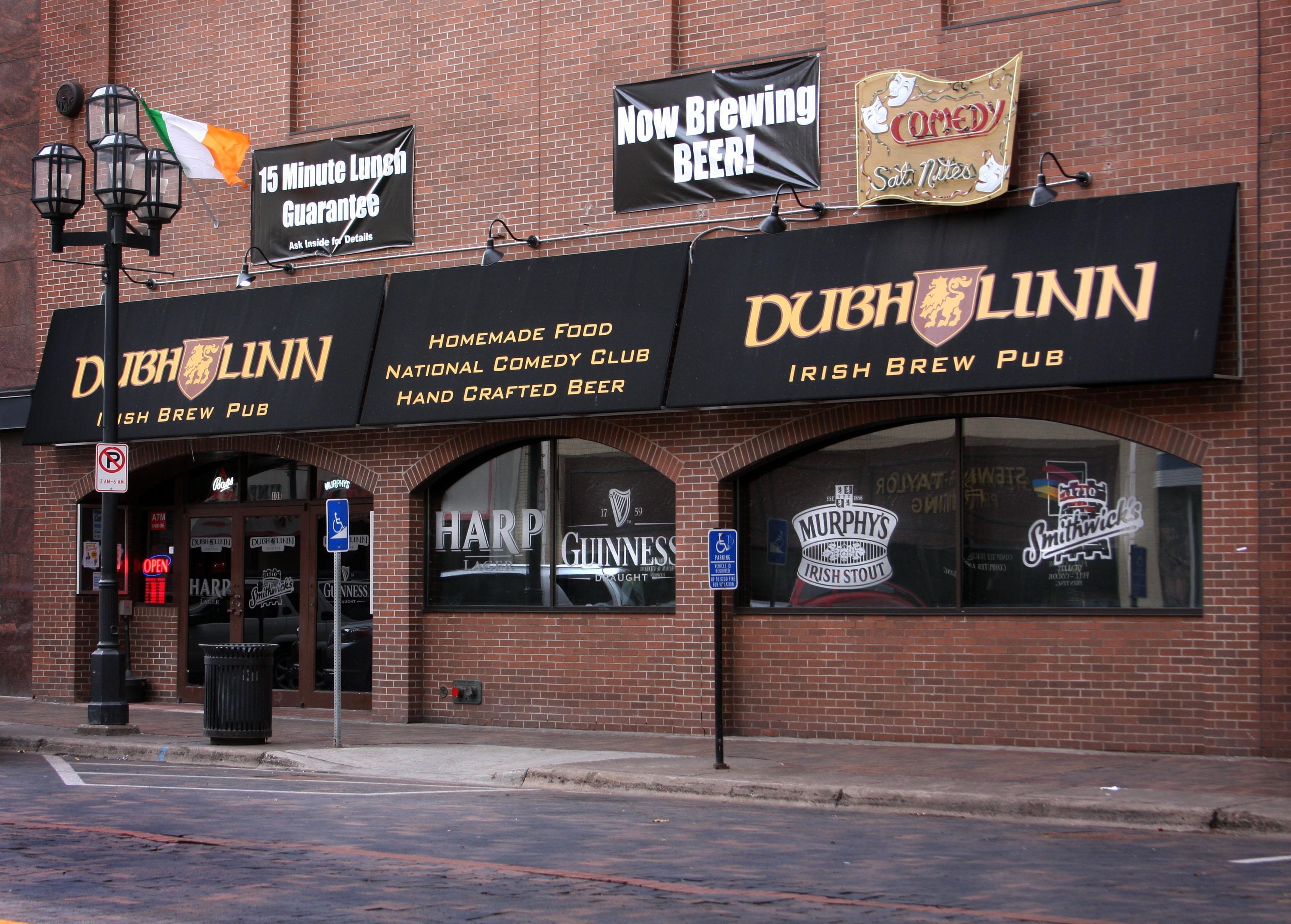 Dubh Linn Irish Brew Pub - Homemade Food, Hand Crafted Beer, National Comedy