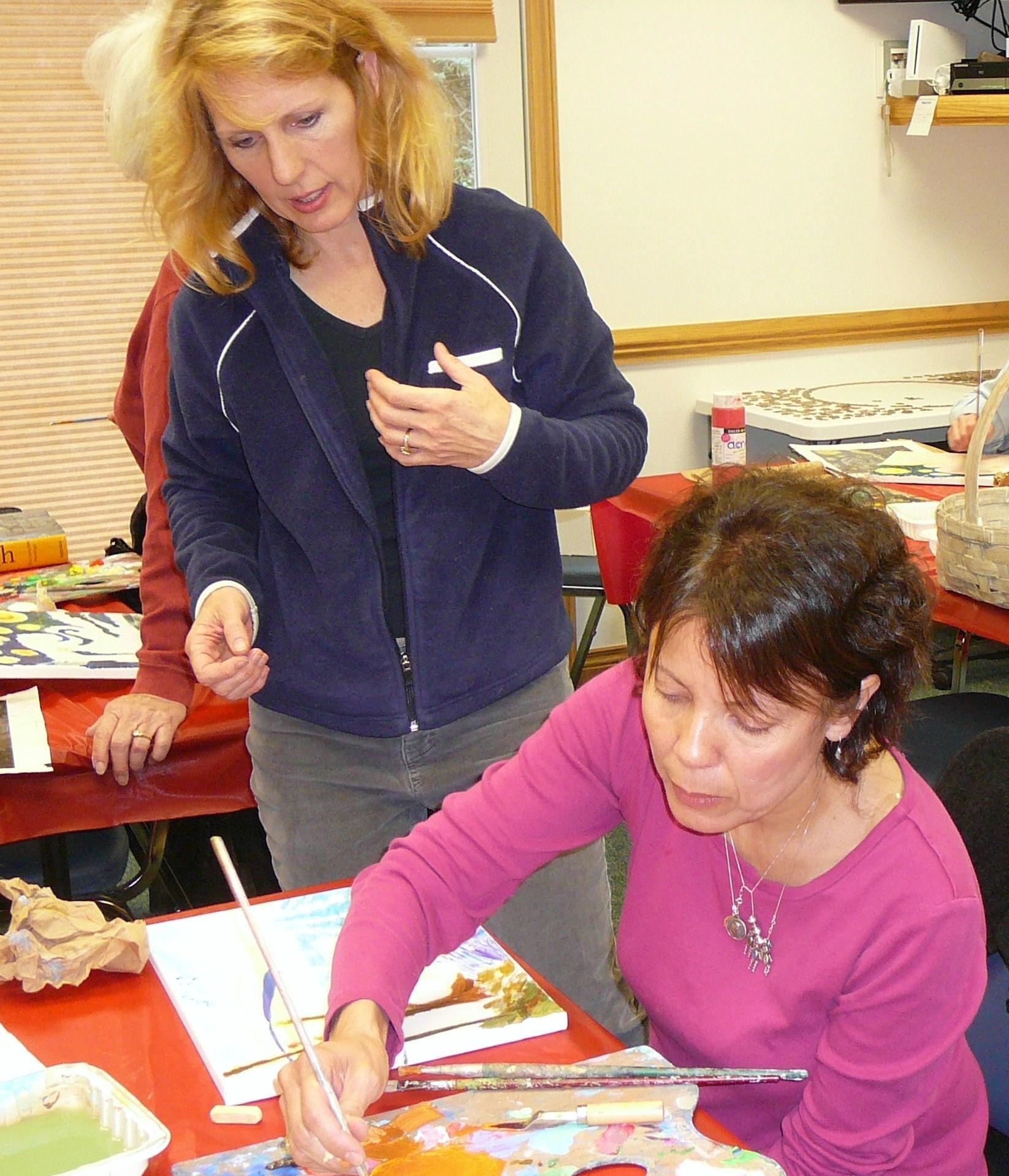 The Artist's Apprentice Independence Senior Center Painting Classes