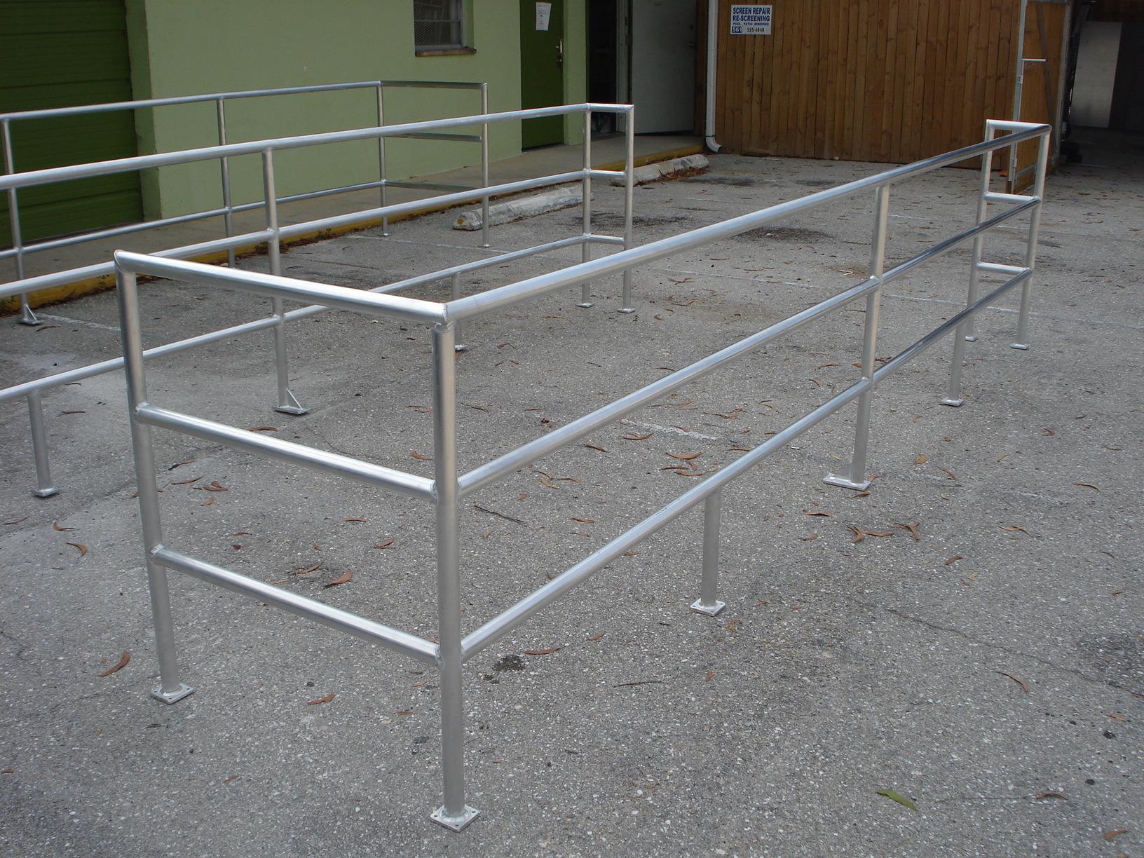 Custom aluminum railings