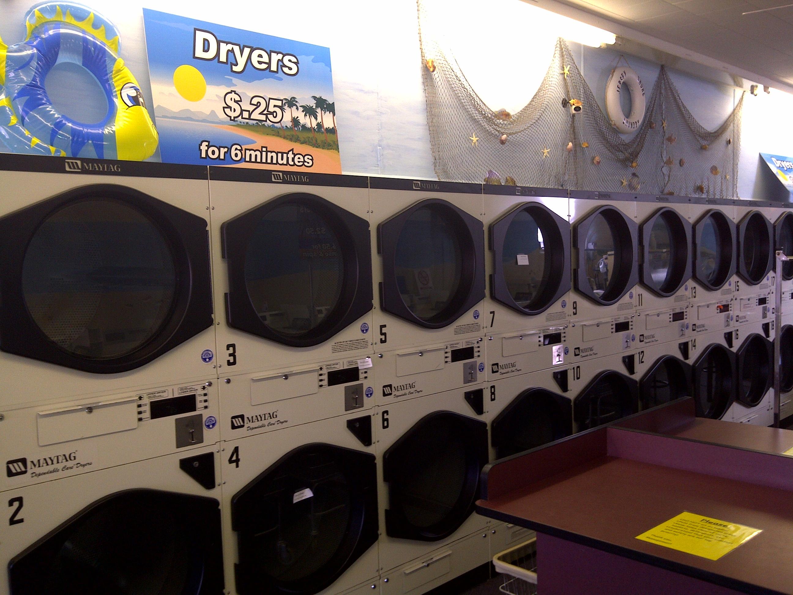 Plenty of dryers (28 total)