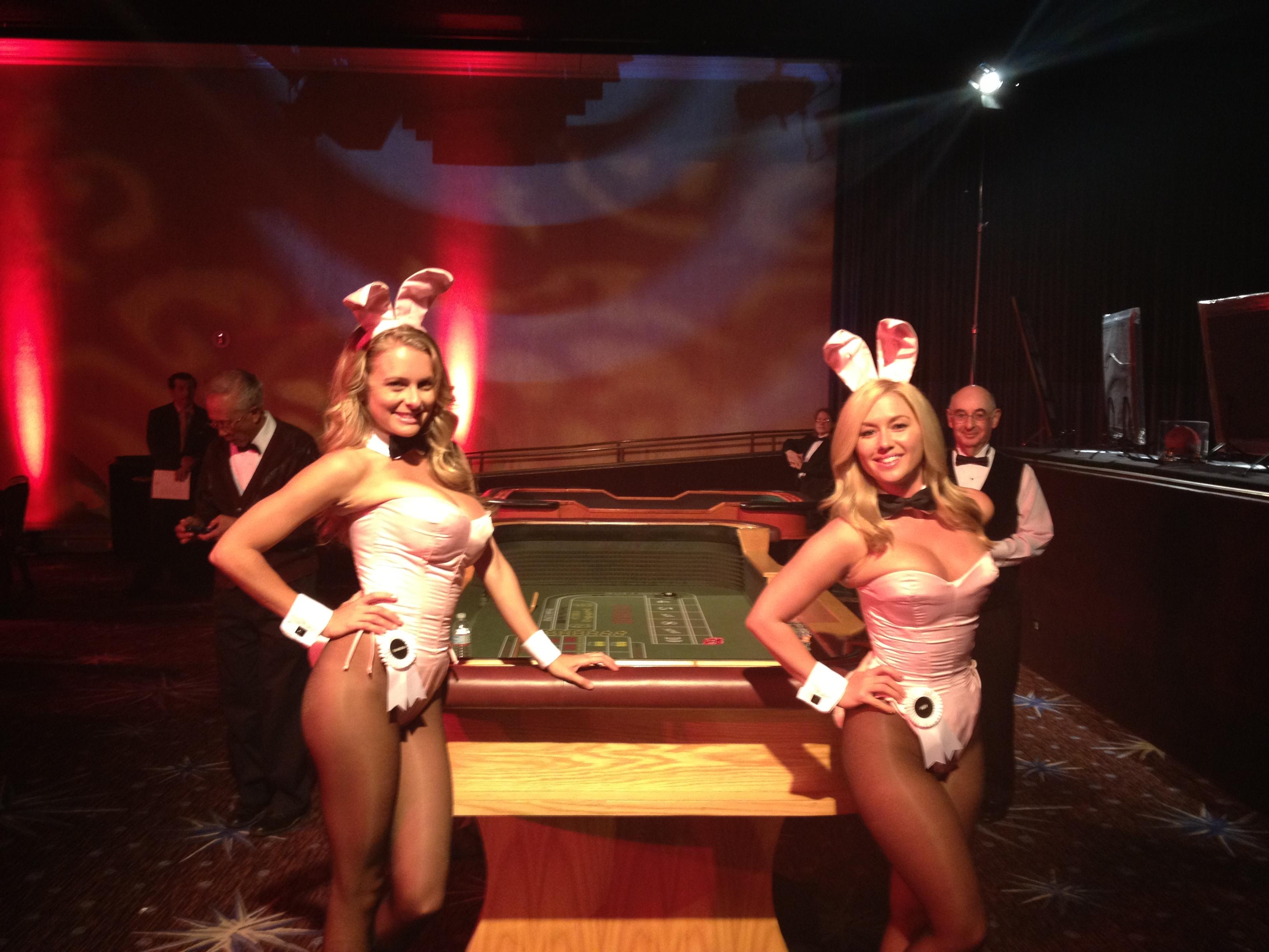 Craps at the Playboy casino party