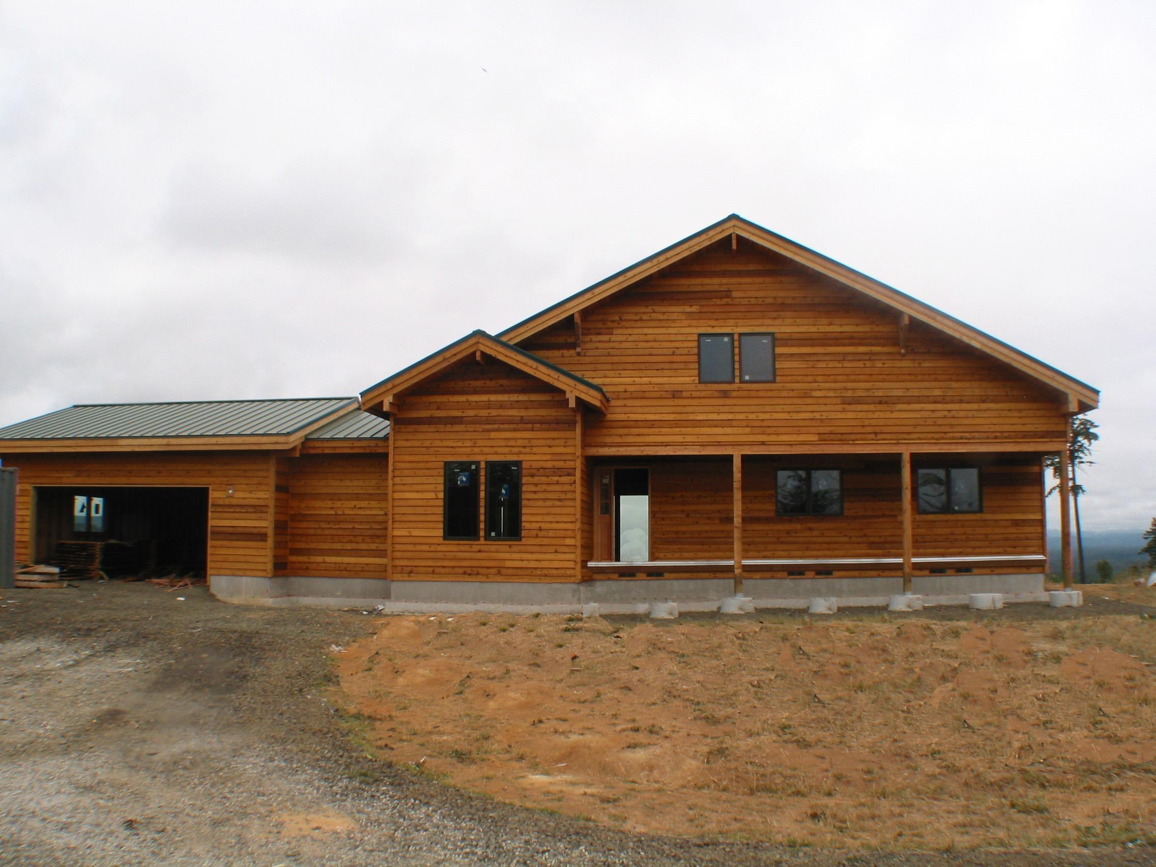 New Construction - Pre-Stained Natural Beveled Cedar