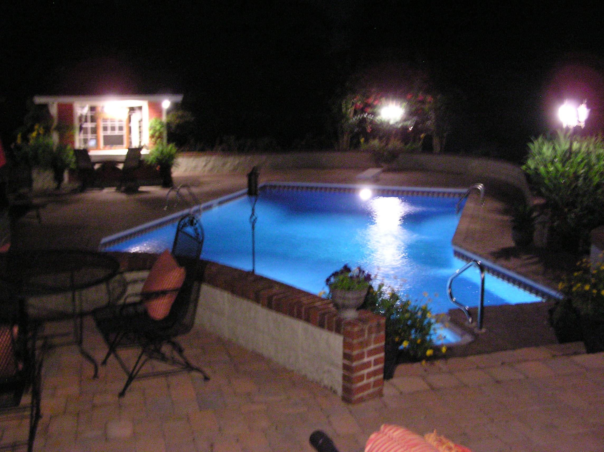 Pool at Night