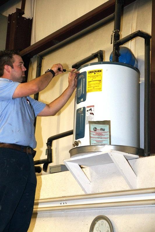 Water heater installation