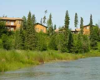 Gallery Lodge view from the Kasilof river