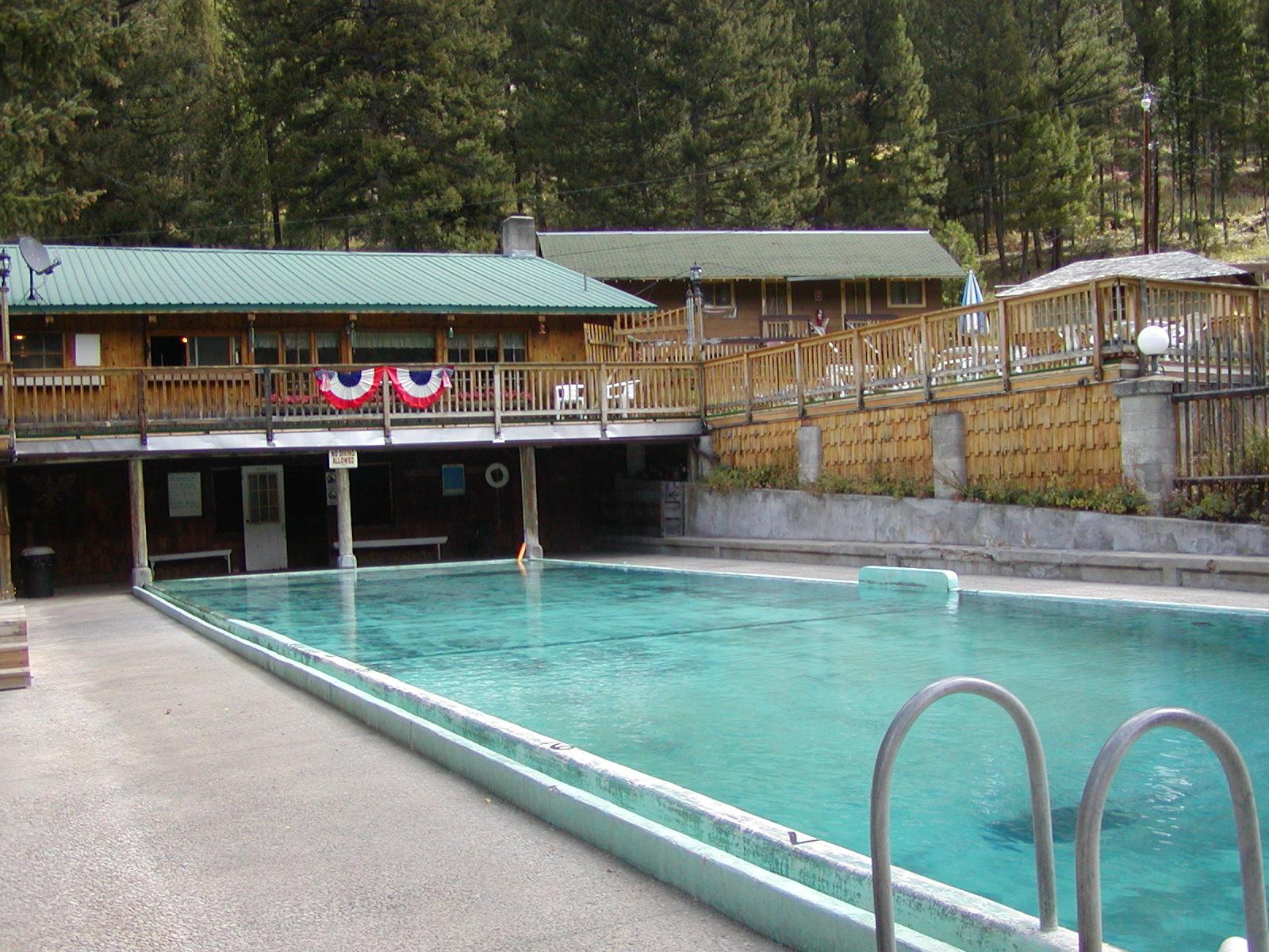 Main Lodge and Hot Spring Fed Pool