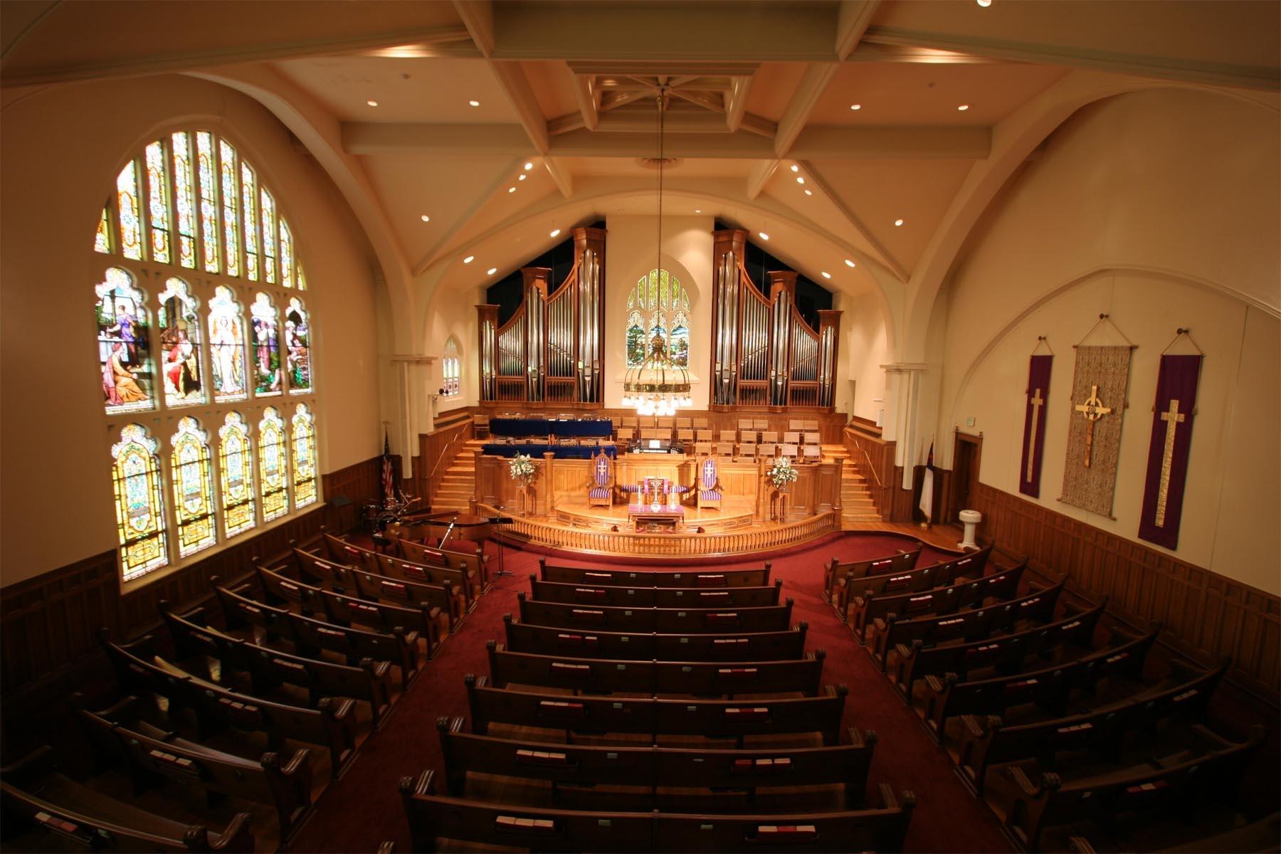 Interior View of Main Sanctuary