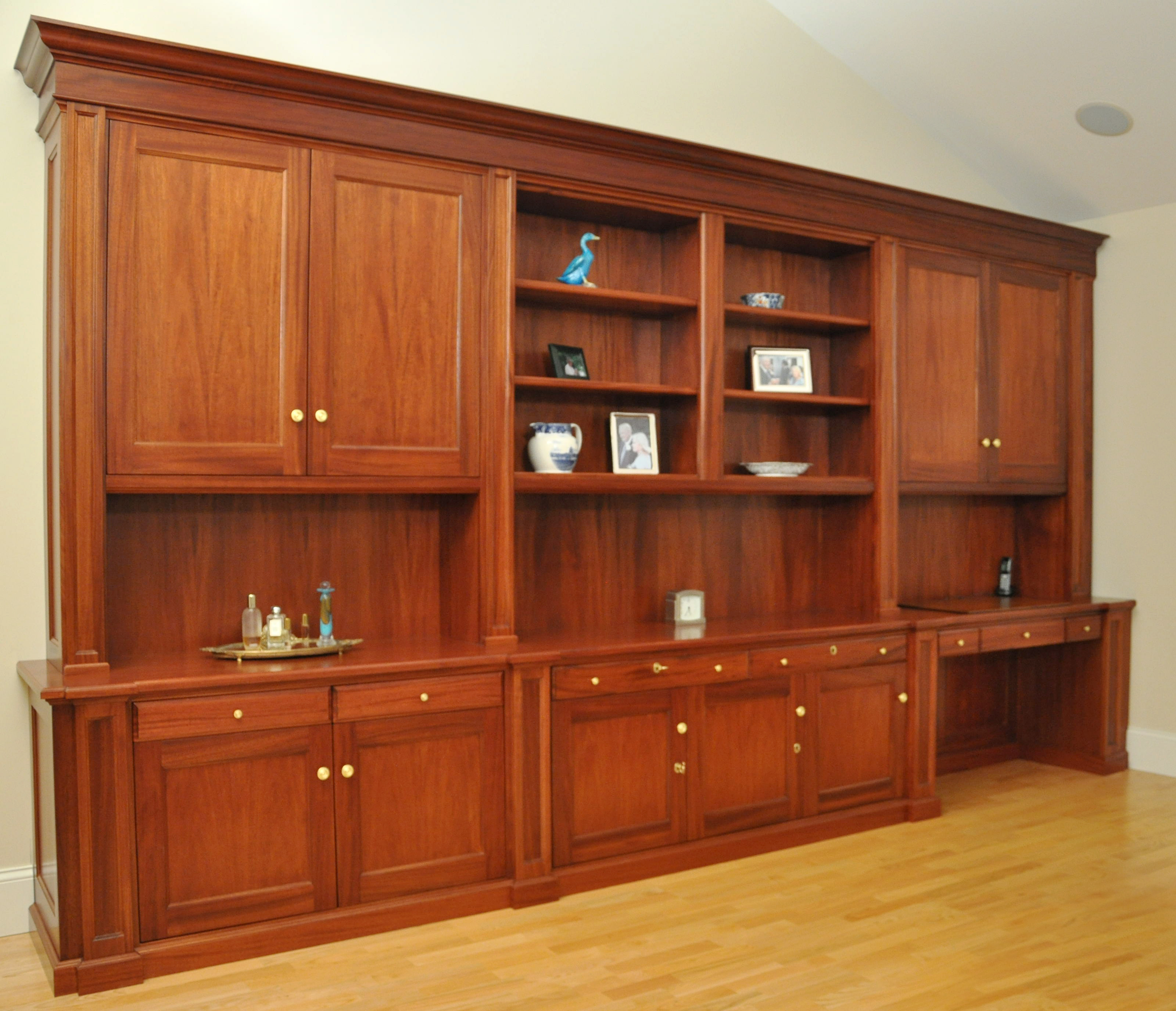 Mahogany Wall Unit