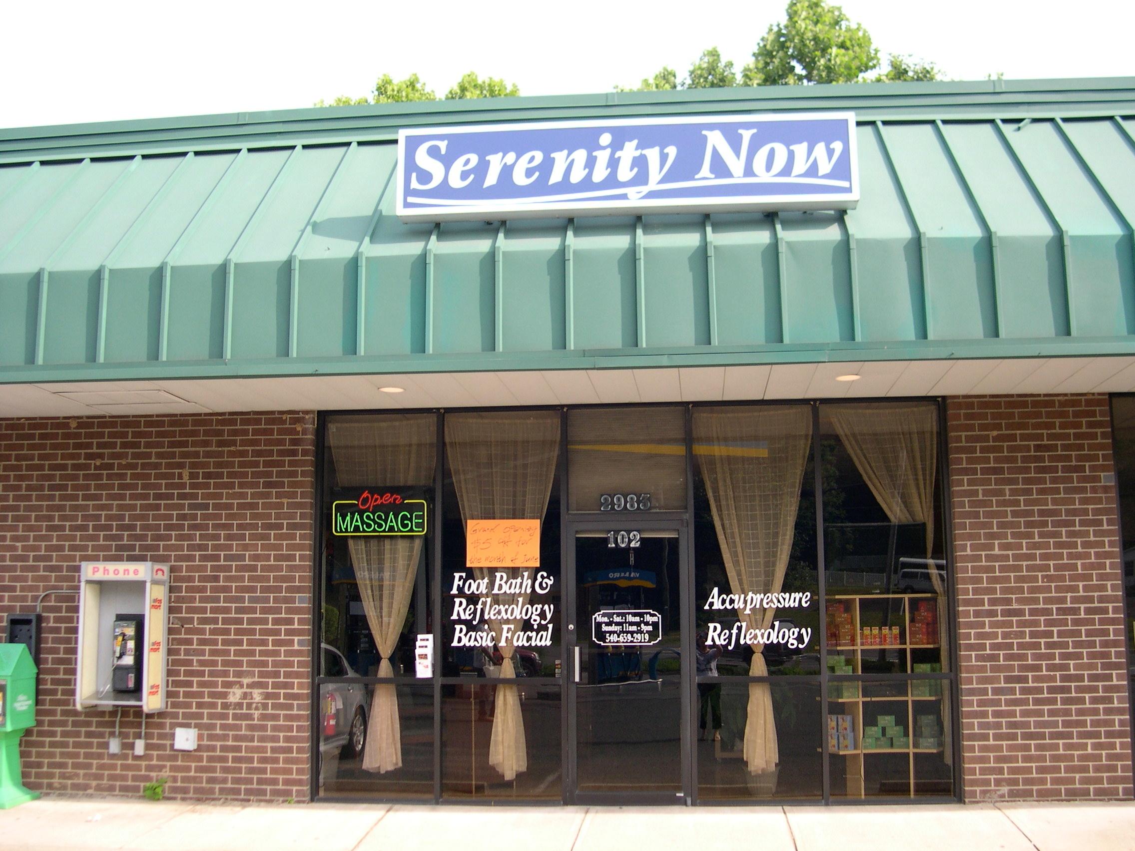 Serenity Now Stafford VA