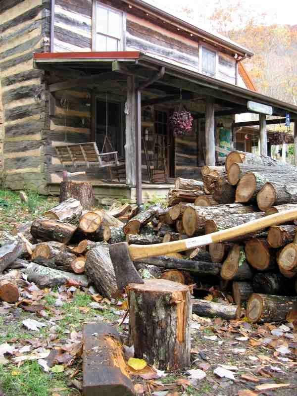 Splitting Firewood