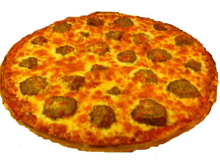 Meatball Pizza