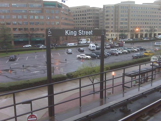 View on our office building from King Street metro