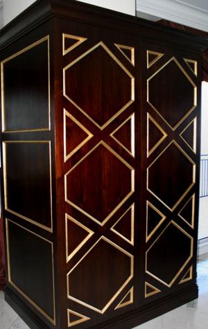 Walnut Column Surround