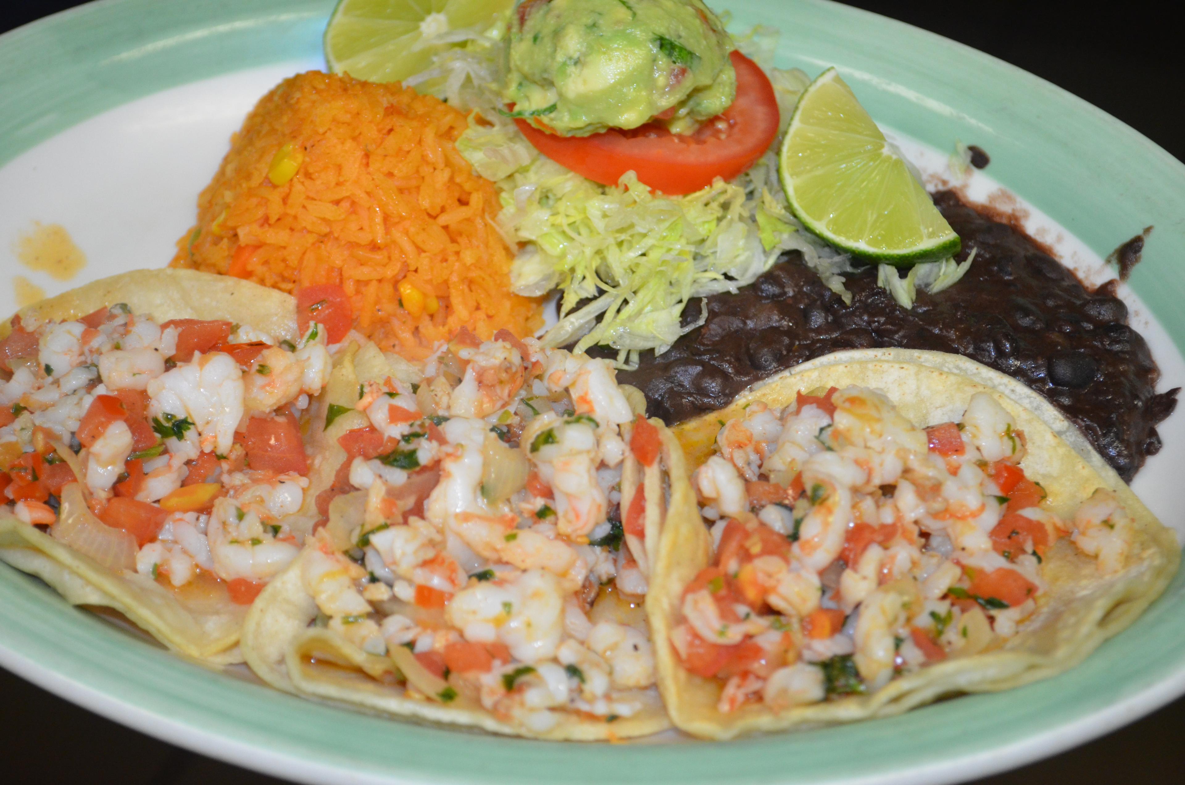 Shrimp Tacos.