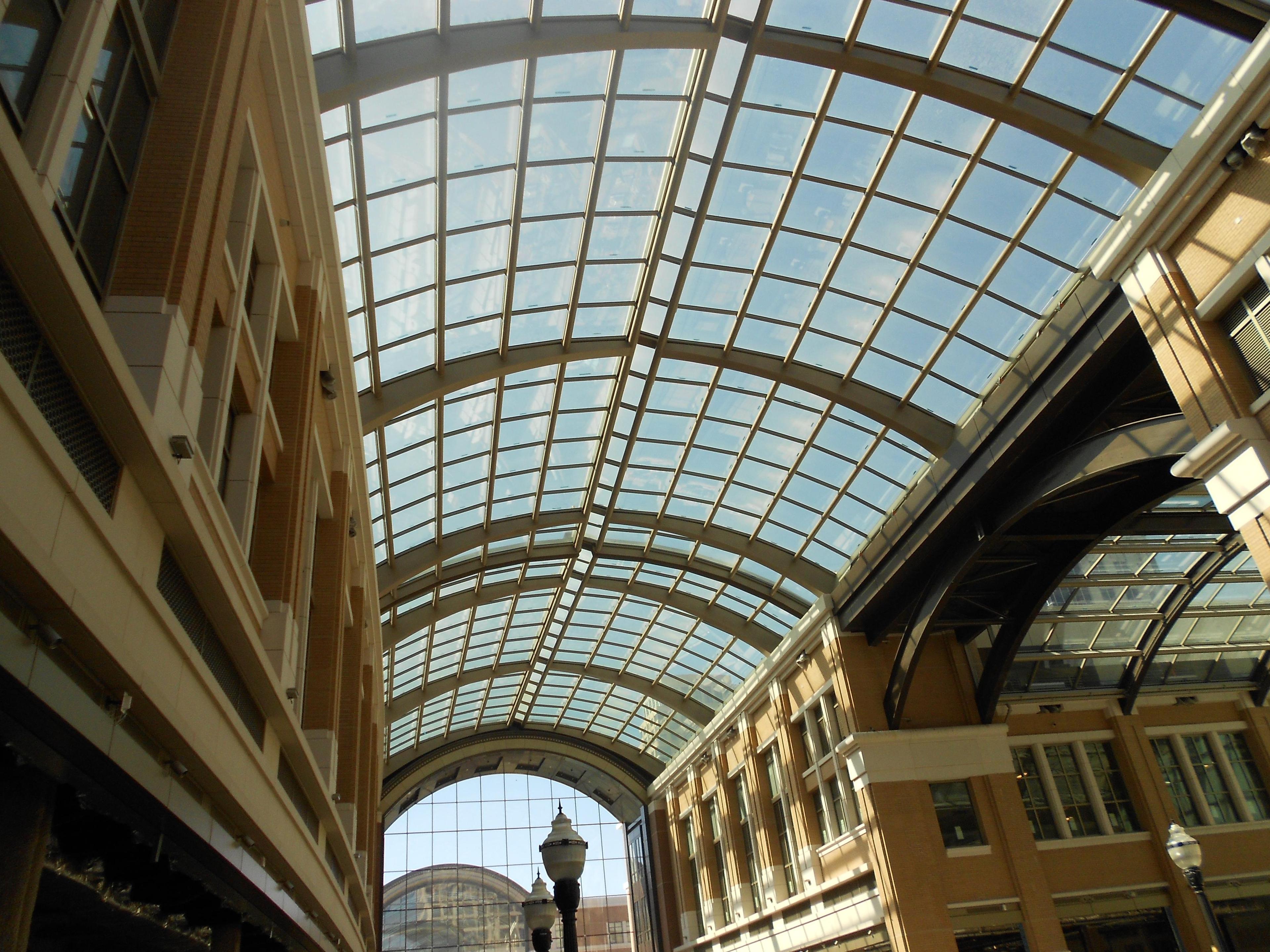 City Creek Center Retractable Skylight