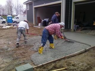 Kenny's Concrete in Action