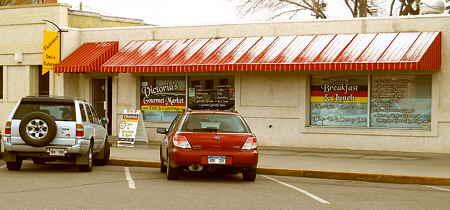 View of the deli on Victoria Avenue