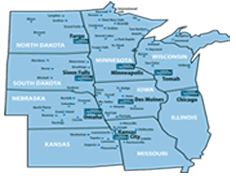 Service Area Map