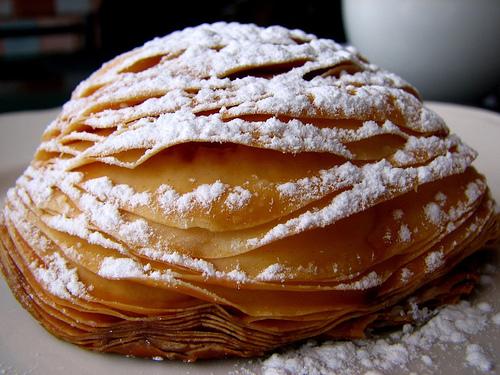 Fresh-baked Sfogliatelle on the weekends