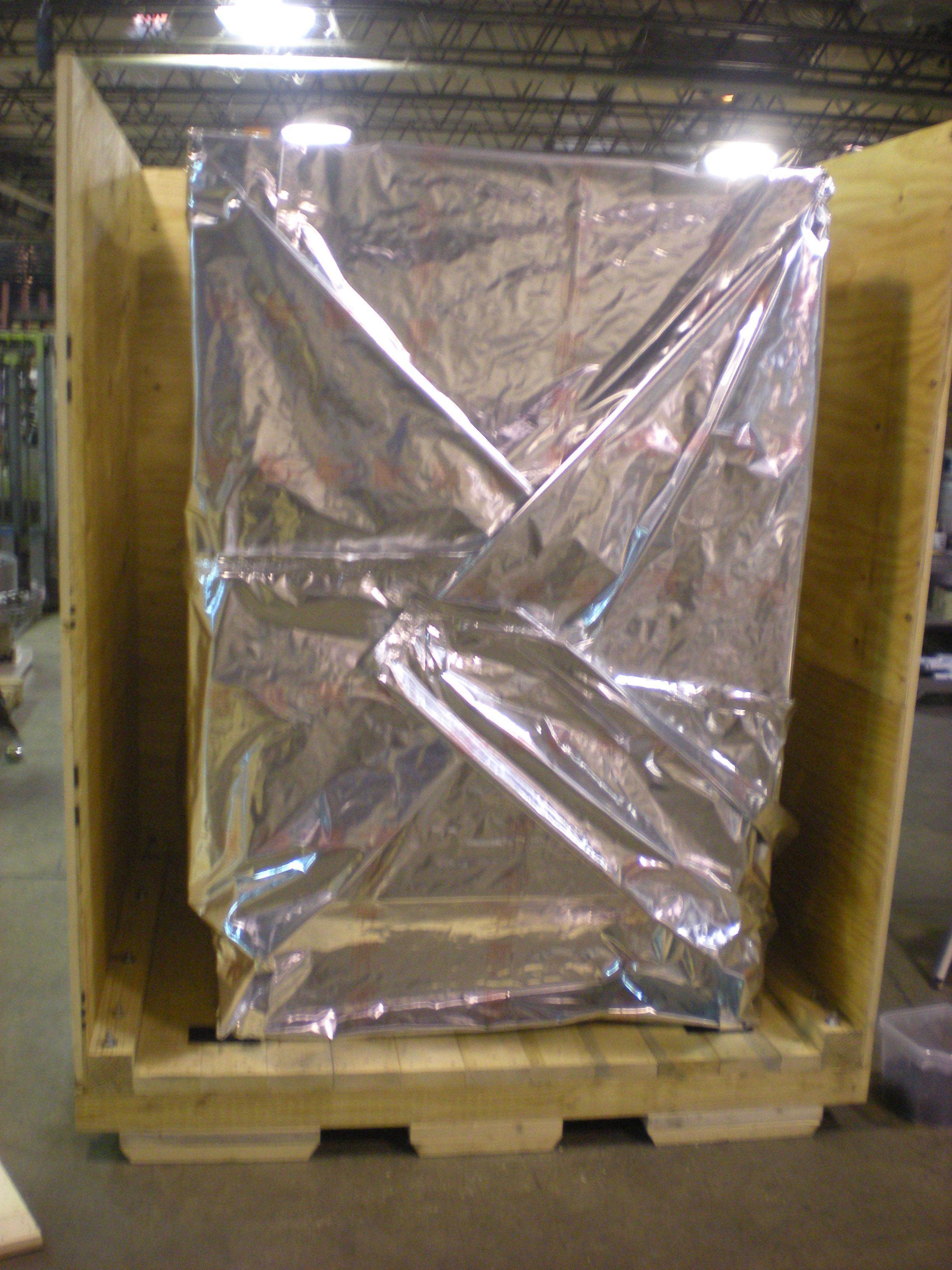 Vapor Barrier Bagging for Ocean Shipping