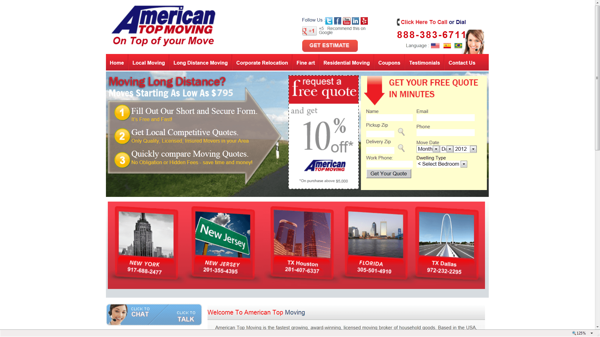 Website American Top Moving