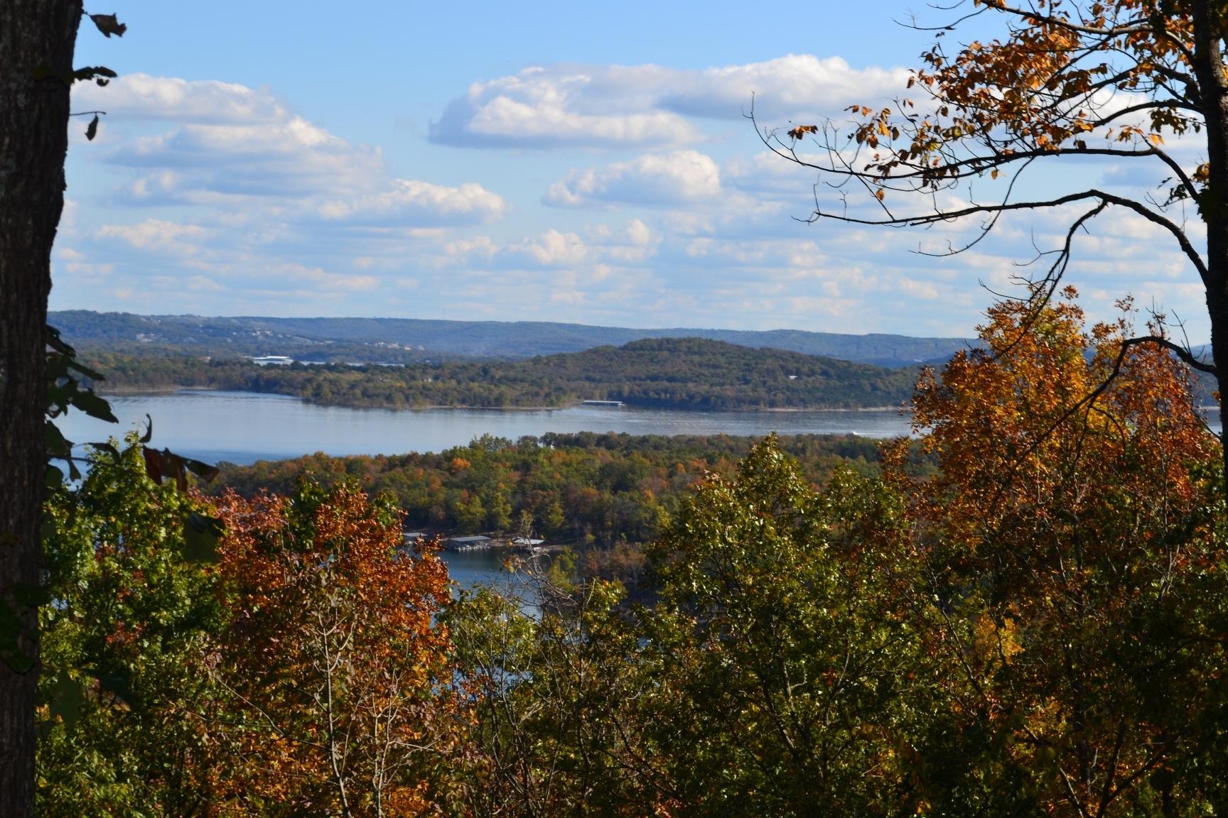 Table Rock Lake from Cottage on Lake Bluff's deck